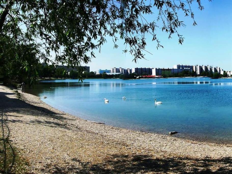 Lake Apartment, 2X Free Garage, 10 Mins To Centre Братислава Екстер'єр фото